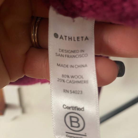 Athleta pink sweater - Picture 3 of 4